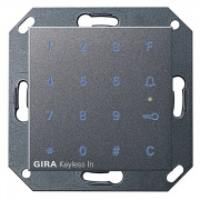 Цифровой кодовый замок Gira System 55 антрацит