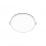 06-53 Светодиодная панель встраиваемая круглая 220В, 10Вт, 800Лм, CRI:80Ra, Ф 120/85мм,алюминиевый корпус, встроенный изолированный драйвер, 6500K