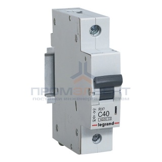 Автоматический выключатель Legrand RX3 1П 40A 4,5кА C (автомат)