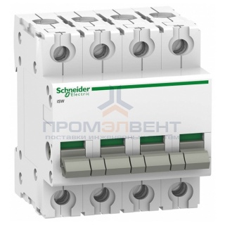 Выключател нагрузки iSW Acti 9 Schneider Electric 4П 40A (модульный рубильник)